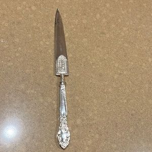 Silver Plated Letter Opener 9” Twos Company